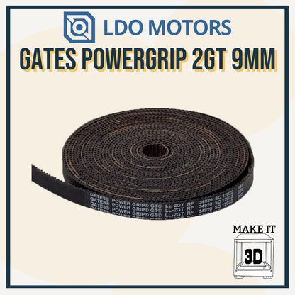 Gates PowerGrip 2GT Belt open belt and closed loop for 3D printer Voron