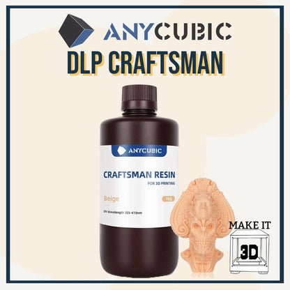 ANYCUBIC Resin 1kg 3D Printing Resin Standard / Craftsman DLP Resin for SLA/DLP 405nm