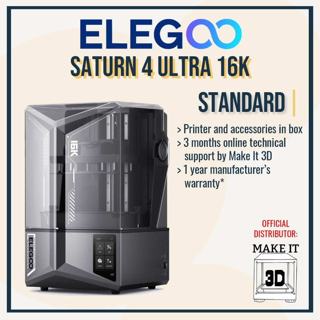 Elegoo Saturn 4 Ultra 16K | 10-inch 16K Resin 3D Printer (Philippines)