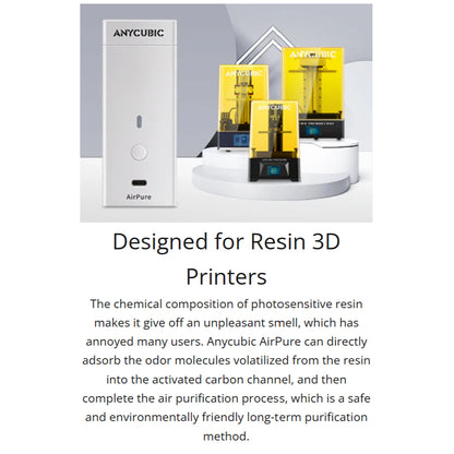 Anycubic AirPure USB resin 3D printer air purifier