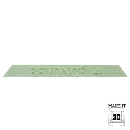 Beyonce CD Display Stand - 3D Printed by Make It 3D