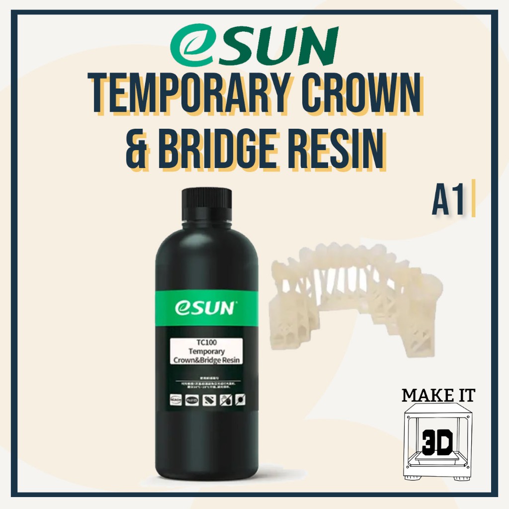 eSUN 1kg Temporary Crown and Bridge Dental Resin for 3D Printing