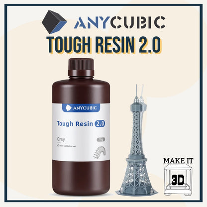 ANYCUBIC Resin 1kg ABS-like Resin Pro 2/ Tough 2.0 / Rigid 100 / Tough Ultra