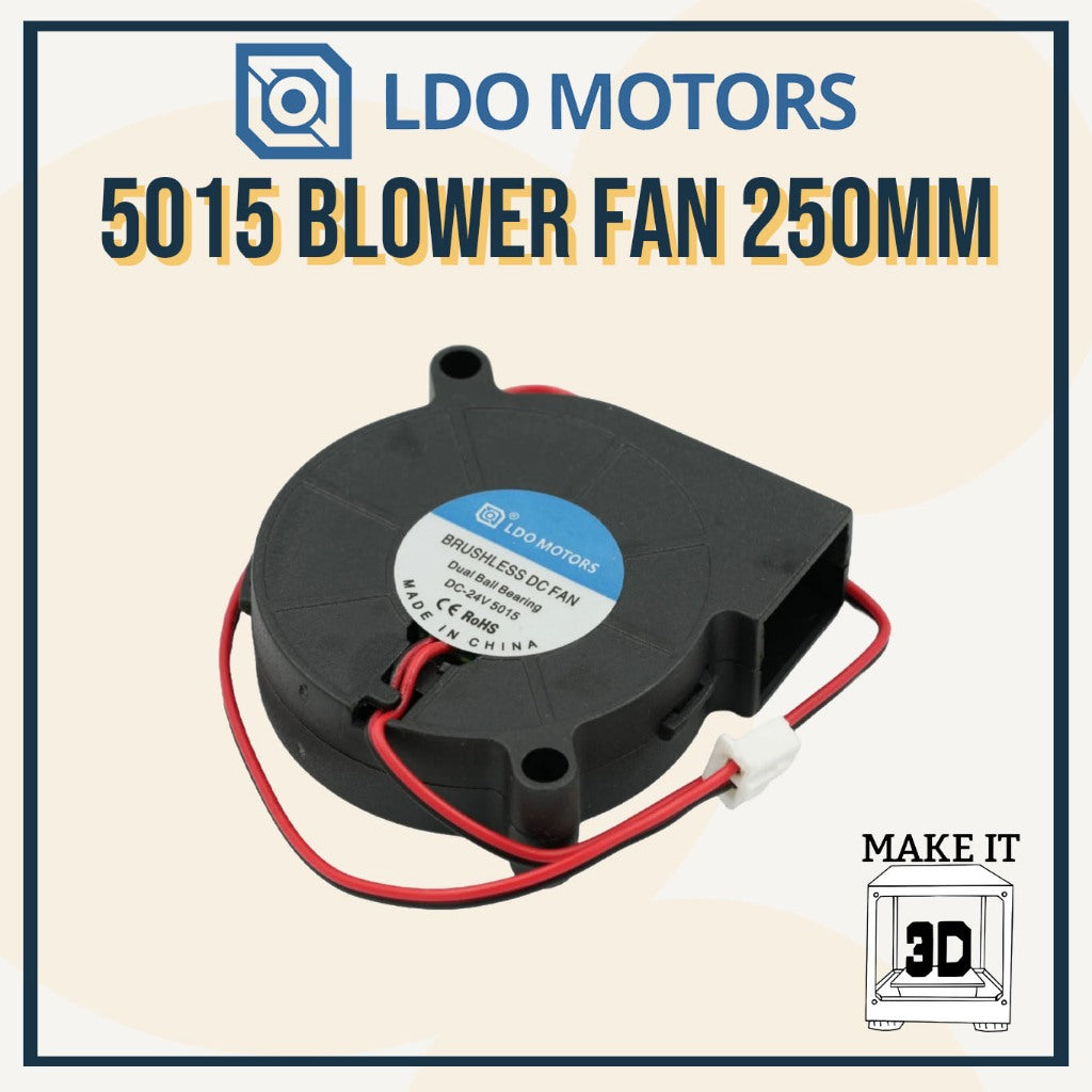 LDO Motors Axial and Blower Fan for 3D Printer 4010, 6020, 5015, 5020