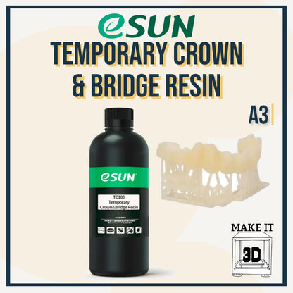 eSUN 1kg Temporary Crown and Bridge Dental Resin for 3D Printing
