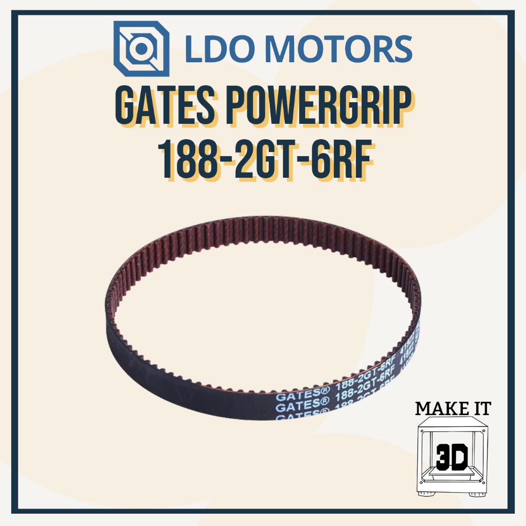 Gates PowerGrip 2GT Belt open belt and closed loop for 3D printer Voron