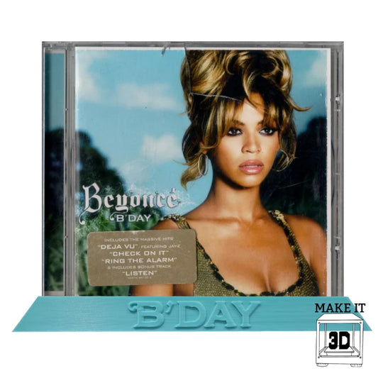 Beyonce CD Display Stand - 3D Printed by Make It 3D