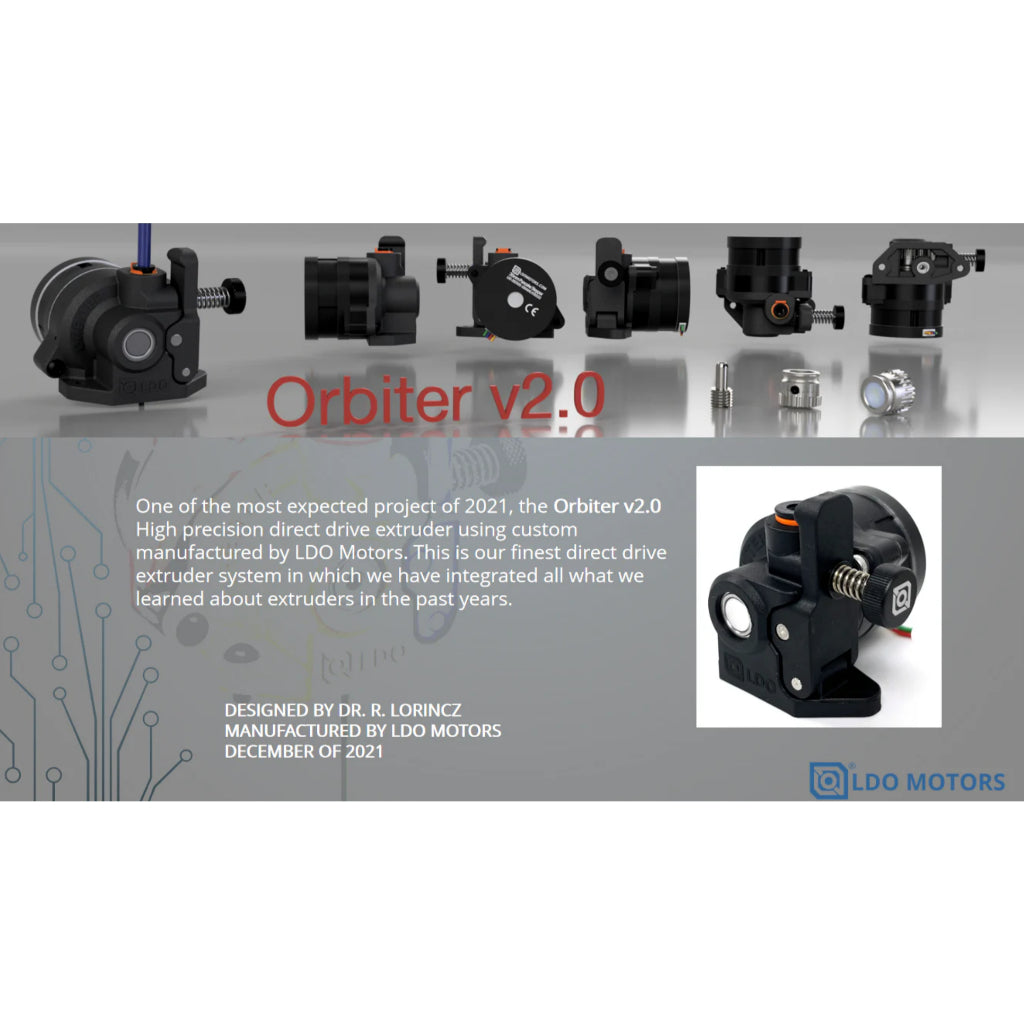 LDO Orbiter Extruder V2.0 - Direct Drive Dual Gear Extruder for CR10/10S, Ender3/3 Pro, Ender 5