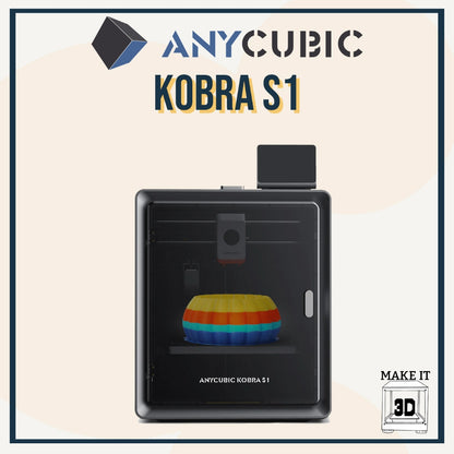 Anycubic Kobra S1 Combo fully enclosed core XY FDM 3D printer, multi-material, multi-color