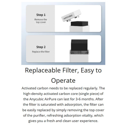 Anycubic AirPure USB resin 3D printer air purifier