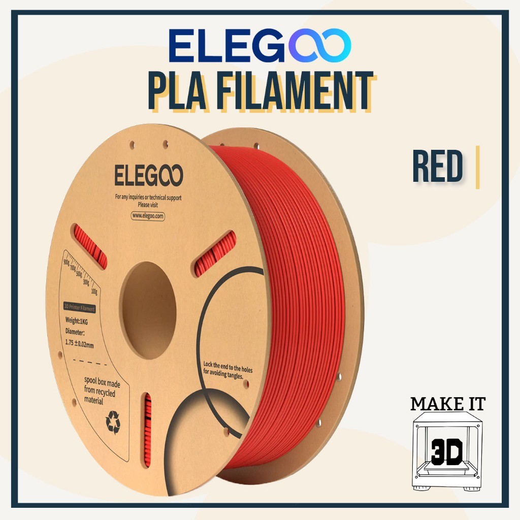 Elegoo PLA Filament 1kg 1.75mm 3D Printing Filament 3D Printer