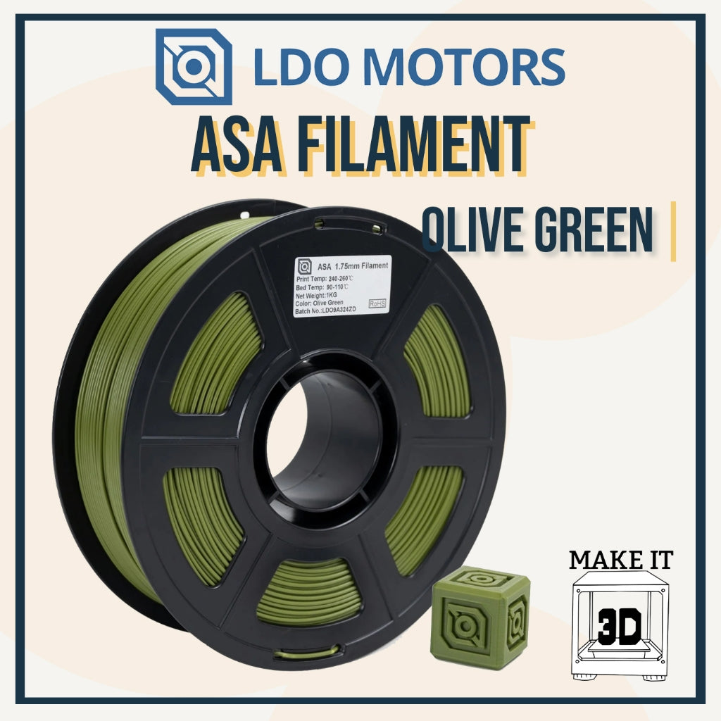 LDO Motors ASA ASA-CF filament 1kg 1.75mm High quality 3D printing UV Resistant Filament