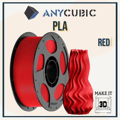 ANYCUBIC 1kg PLA 1.75mm 3D Printing Filament Neatly Wound Bubble Free w Reusable Spool