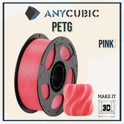 ANYCUBIC 1kg PETG 3D Printer Filament 1.75mm tangle free reusable plastic spool AMS compatible