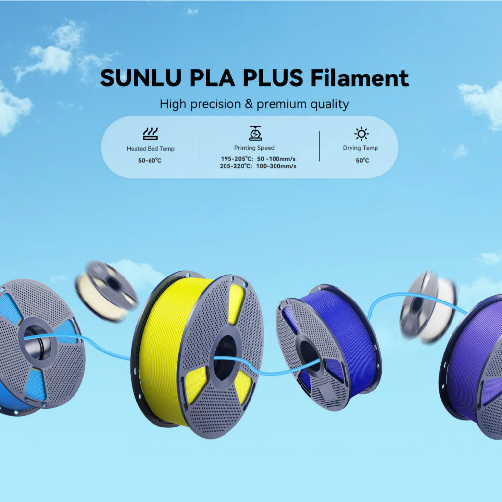 SUNLU PLA+ Filament 1.75mm 1kg 3D Printing Filament