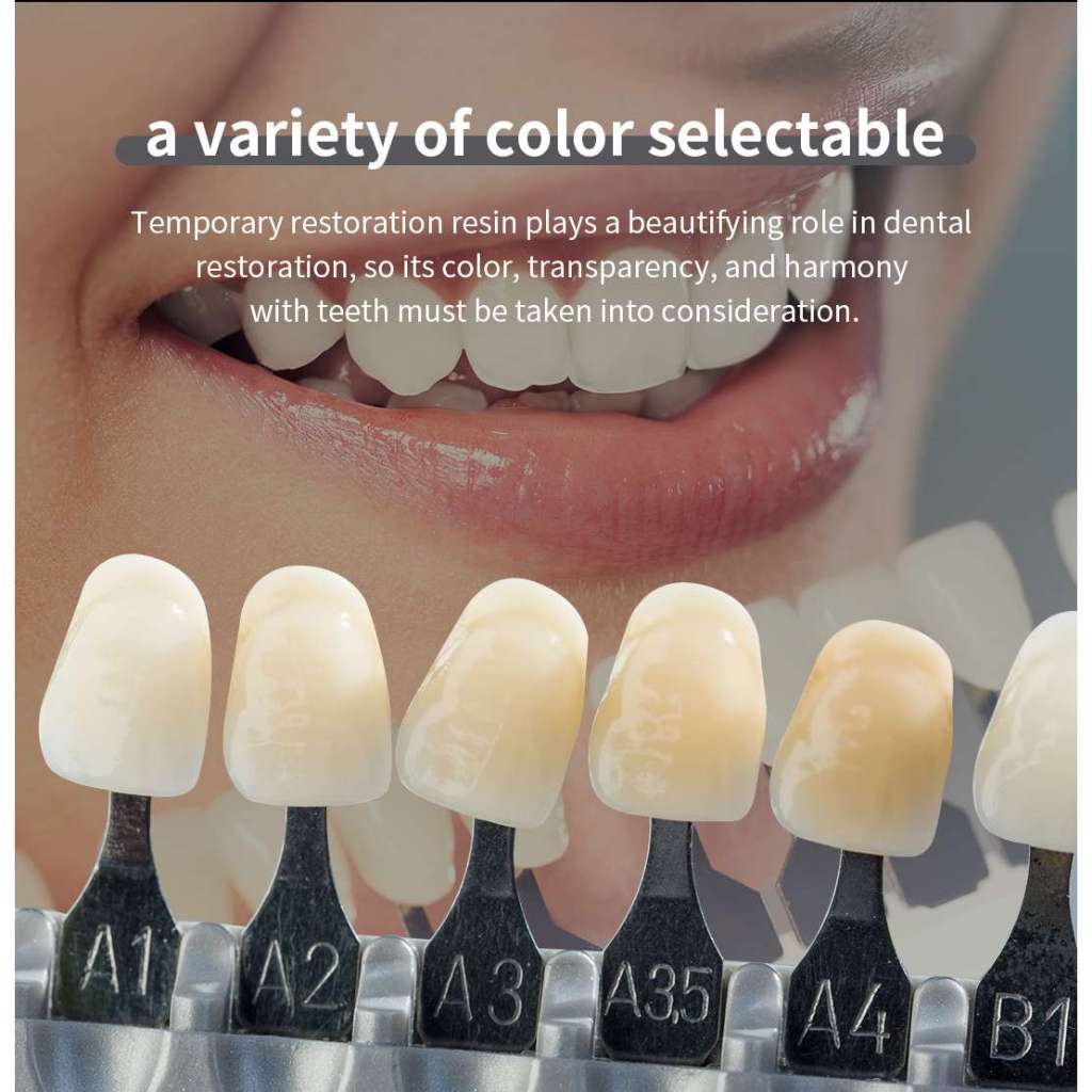 PioNext 1kg Temporary Restoration 3D printer Resin crown &bridge biocompatible for digital dentistry
