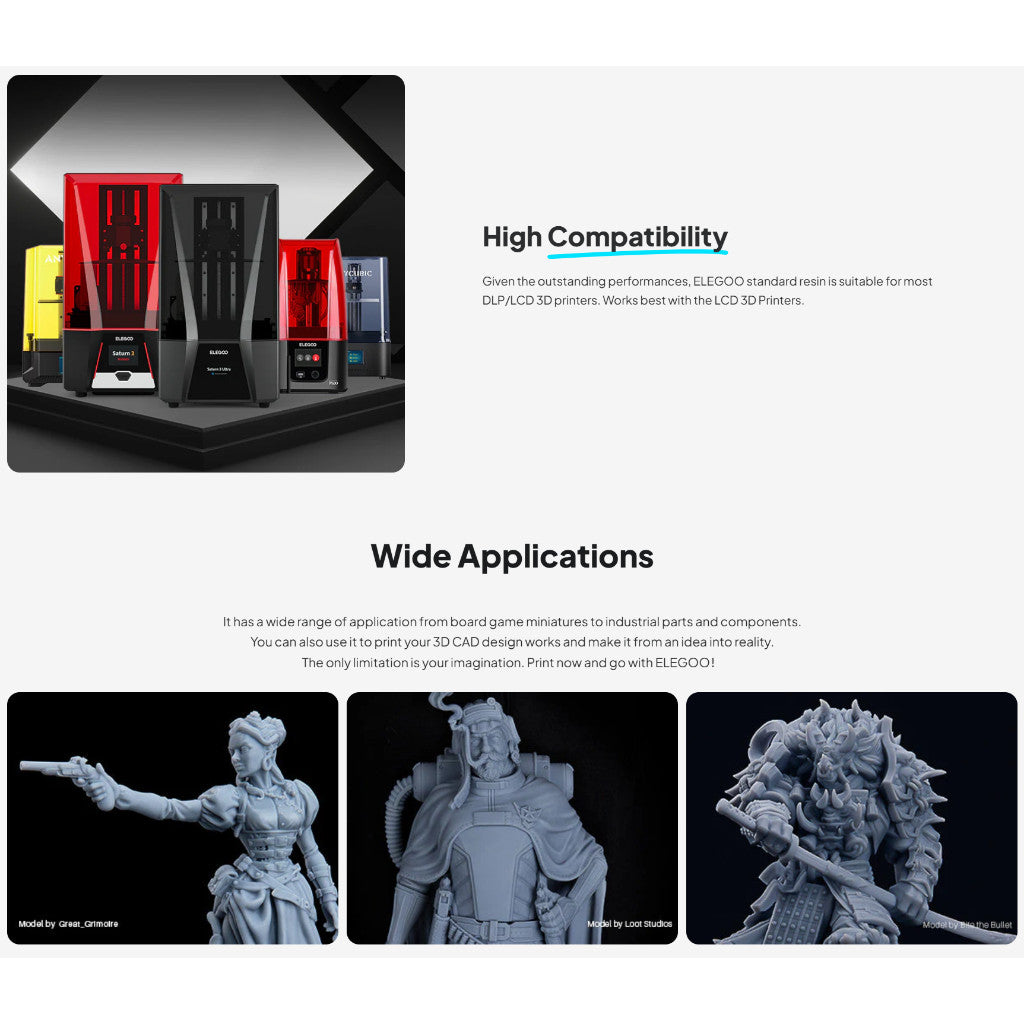 ELEGOO 1kg ABS-Like 3D Printer Resin