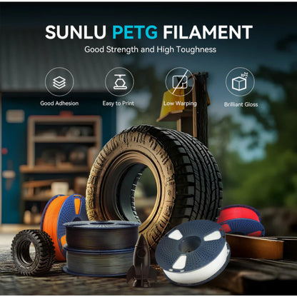 SUNLU PETG 1.75mm 1kg 3D Printing Filament