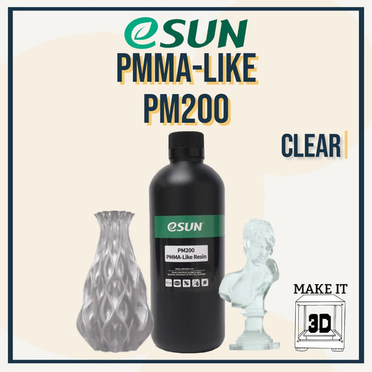 eSUN high clear PMMA-Like PM200 3D printer resin