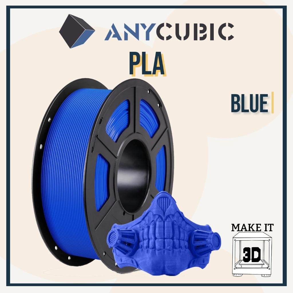 ANYCUBIC 1kg PLA 1.75mm 3D Printing Filament Neatly Wound Bubble Free w Reusable Spool