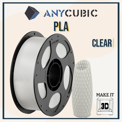 ANYCUBIC 1kg PLA 1.75mm 3D Printing Filament Neatly Wound Bubble Free w Reusable Spool
