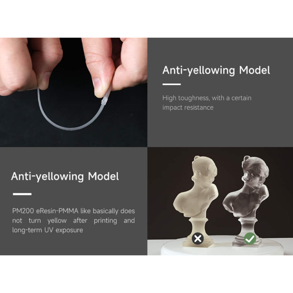 eSUN high clear PMMA-Like PM200 3D printer resin