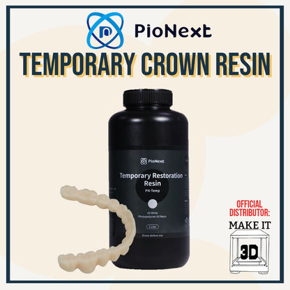 PioNext 1kg Temporary Restoration 3D printer Resin crown &bridge biocompatible for digital dentistry