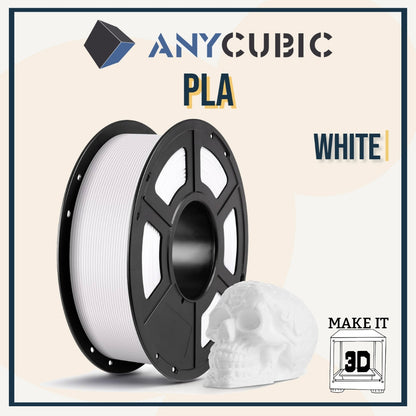 ANYCUBIC 1kg PLA 1.75mm 3D Printing Filament Neatly Wound Bubble Free w Reusable Spool