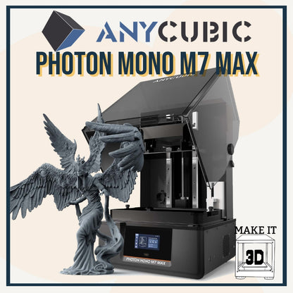 Anycubic Photon Mono M7 Max large format resin 3D printer with auto refill