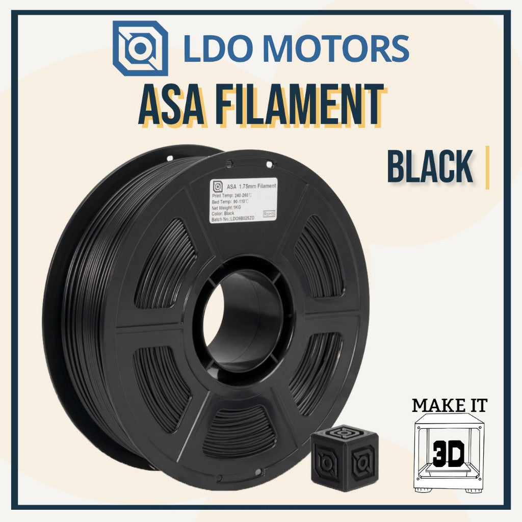 LDO Motors ASA ASA-CF filament 1kg 1.75mm High quality 3D printing UV Resistant Filament