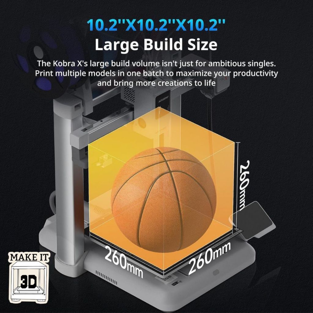 ANYCUBIC Kobra X user-friendly multicolor 3D printer