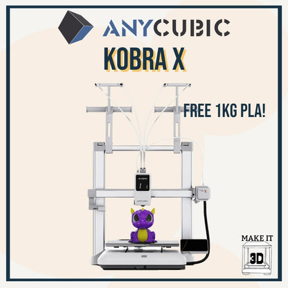 ANYCUBIC Kobra X user-friendly multicolor 3D printer