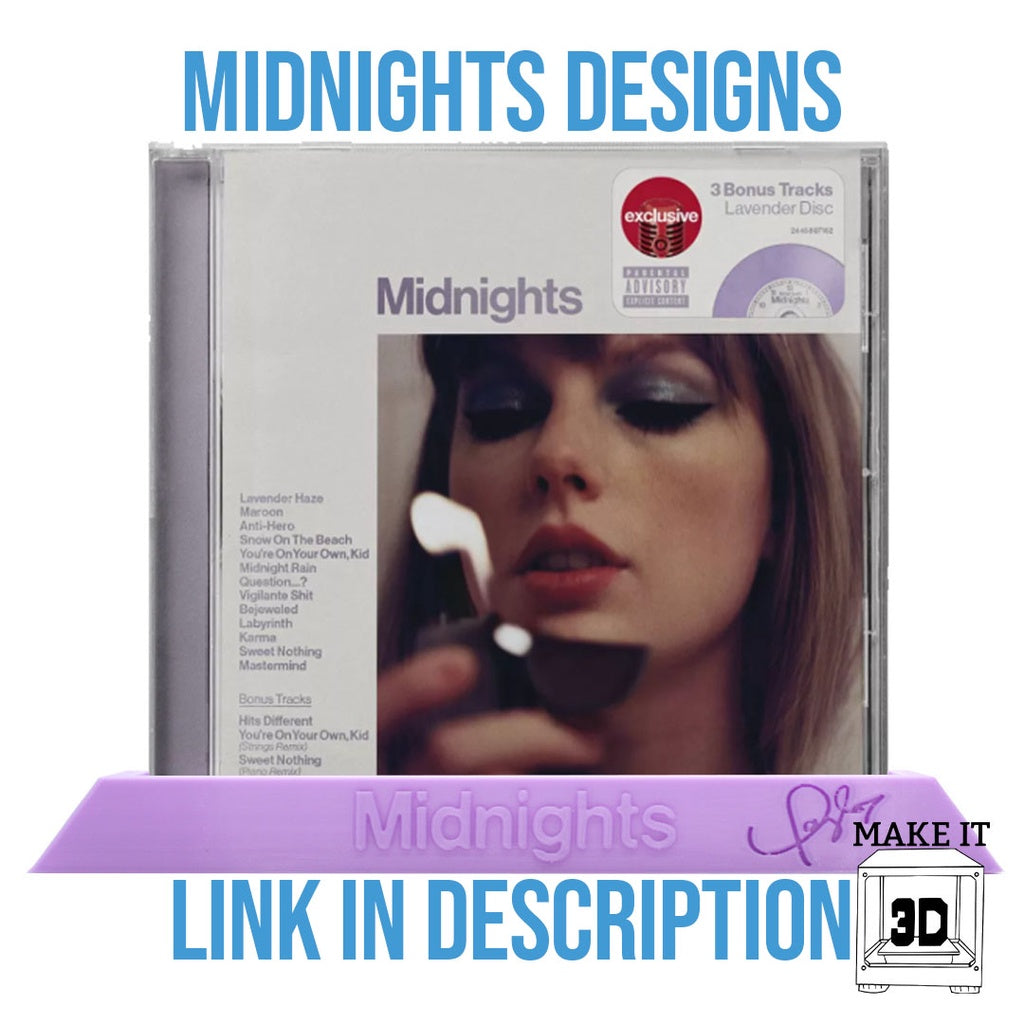 Taylor Swift CD Display Stand - 3D Printed