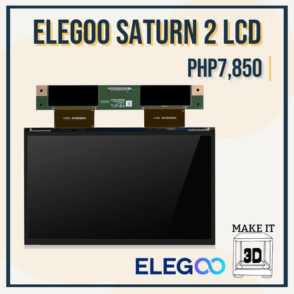 ELEGOO LCD Screen Replacement Mars 3/Pro LCD, Mars 4/5 Ultra, Saturn 2, Saturn 3/4/Ultra LCD