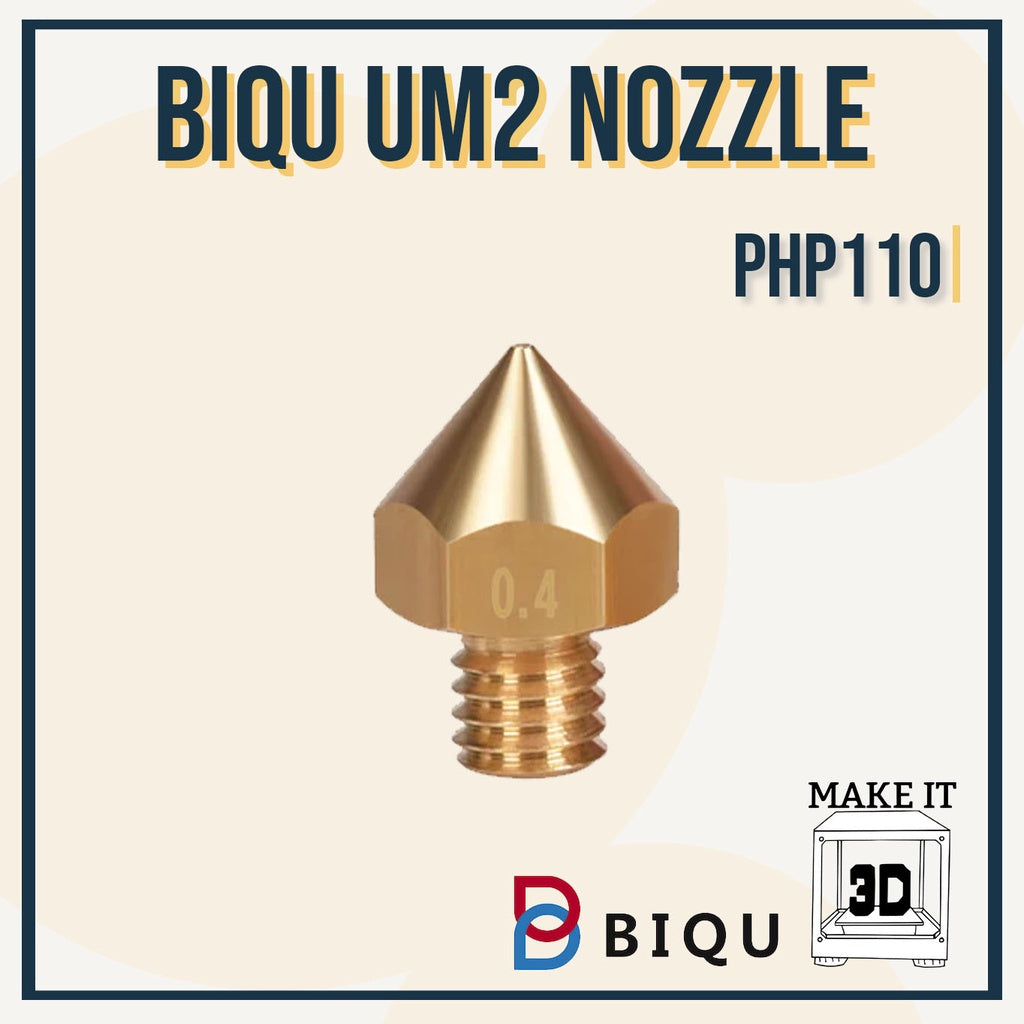 E3D V5/V6 Nozzle, E3D V5/V6 Hardened Steel Nozzle, Biqu UM2 Nozzle