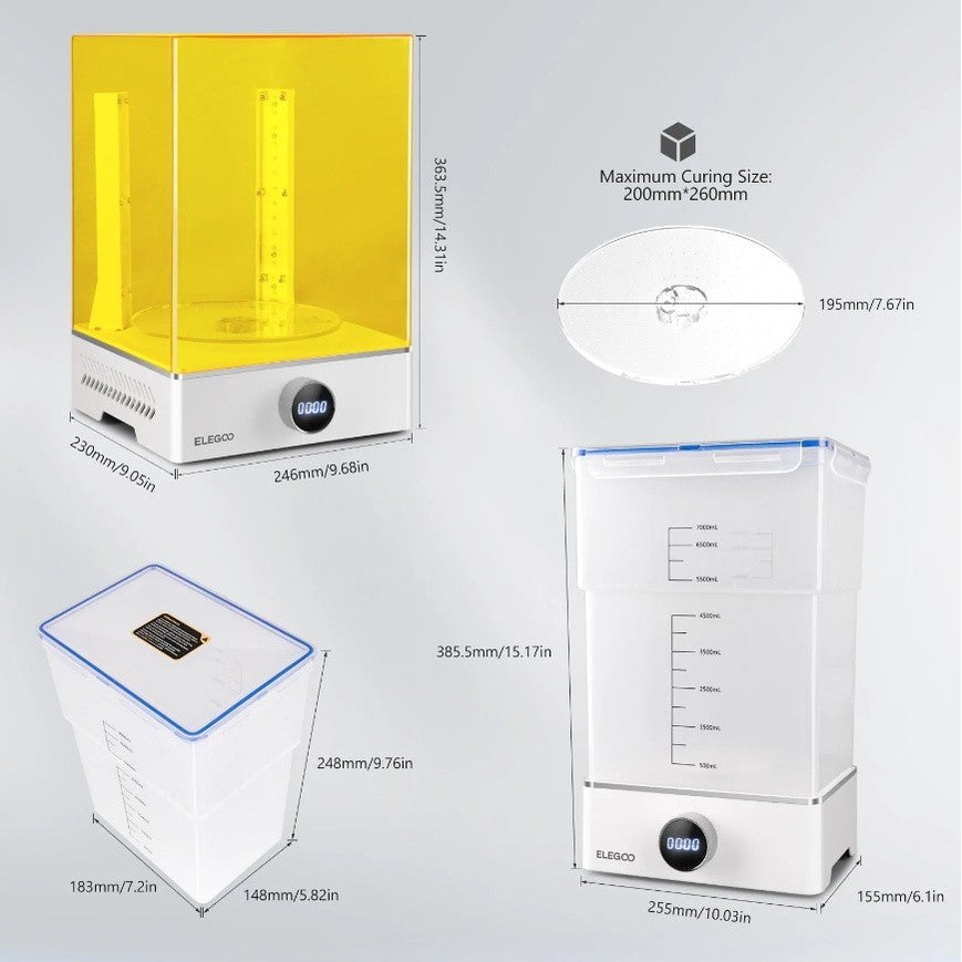 Elegoo Mercury XS Bundle Washing and Curing station