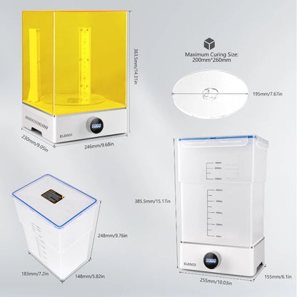 Elegoo Mercury XS Bundle Washing and Curing station