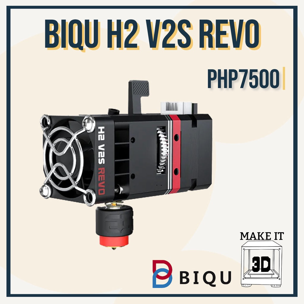 BIQU H2 Direct Extruder Dual Gear Hotend / H2 500C Upgrade Kit / H2 V2S REVO / H2 V2S Lite