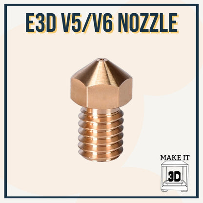 E3D V5/V6 Nozzle, E3D V5/V6 Hardened Steel Nozzle, Biqu UM2 Nozzle