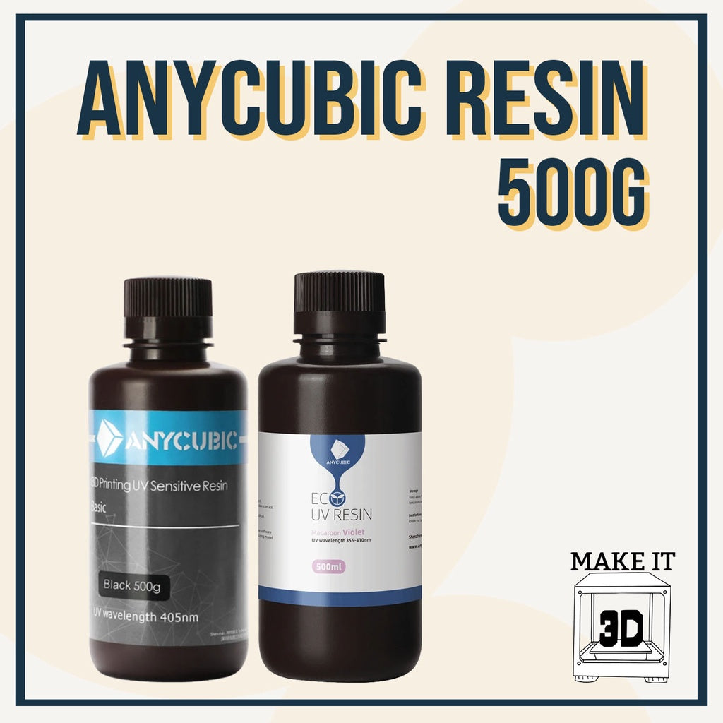 ANYCUBIC 500g 3D Printing Resin - General / Eco Resin / Plant Based Resin - for SLA/DLP 405nm