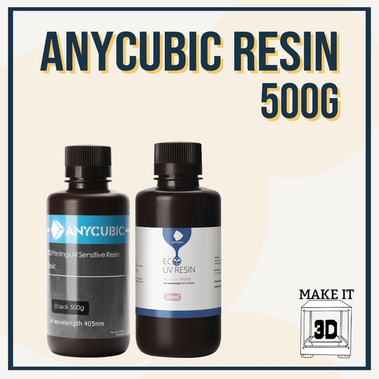 ANYCUBIC 500g 3D Printing Resin - General / Eco Resin / Plant Based Resin - for SLA/DLP 405nm