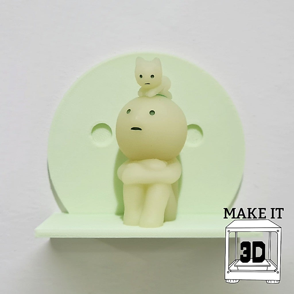 Smiski Display Shelf Holder - 3D Printed by Make It 3D