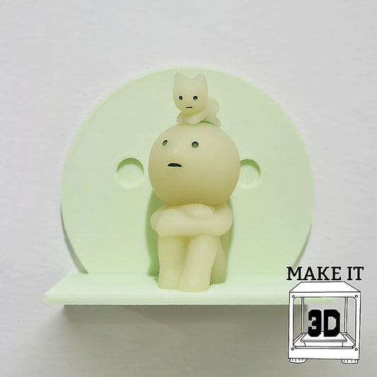 Smiski Display Shelf Holder - 3D Printed by Make It 3D
